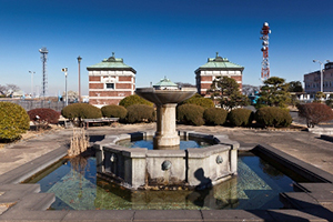 2016年1月末実施の日帰り周遊ツアー「横浜5つの洋風建築めぐり」では、大正4年(1915)建設の西谷浄水場を見学する