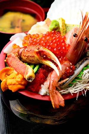 「Little 北海道」の特上海鮮 北海丼　