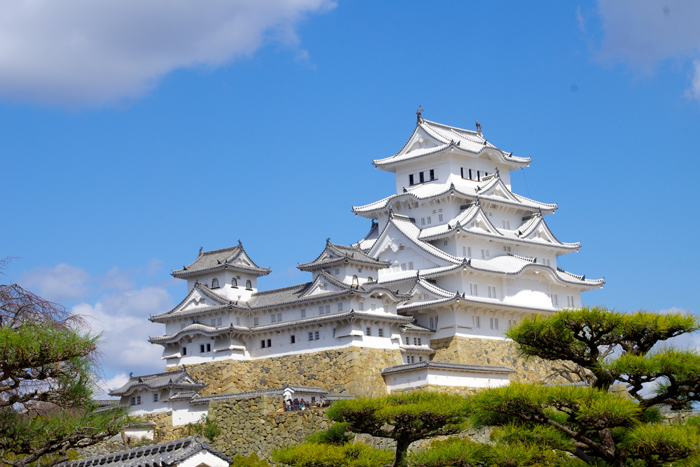 2015年3月に大天守が再公開され話題になった姫路城（兵庫県姫路市）。12月には入城者数が222万人を突破し、2015年度の予想180万人をすでに上回っている