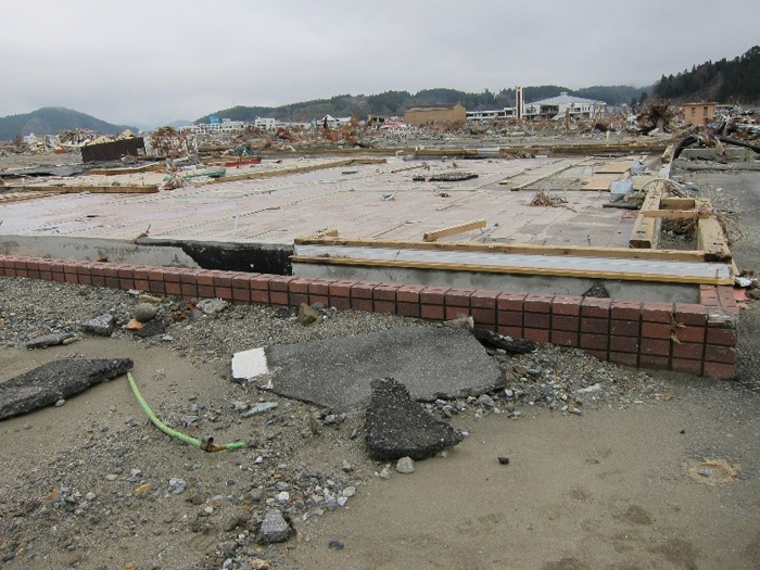 東日本大震災の被災地域　2011年4月22日　筆者撮影