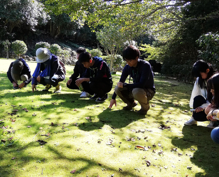 萩ジオパーク構想推進協議会が「笠山体感ガイドツアー」を実施